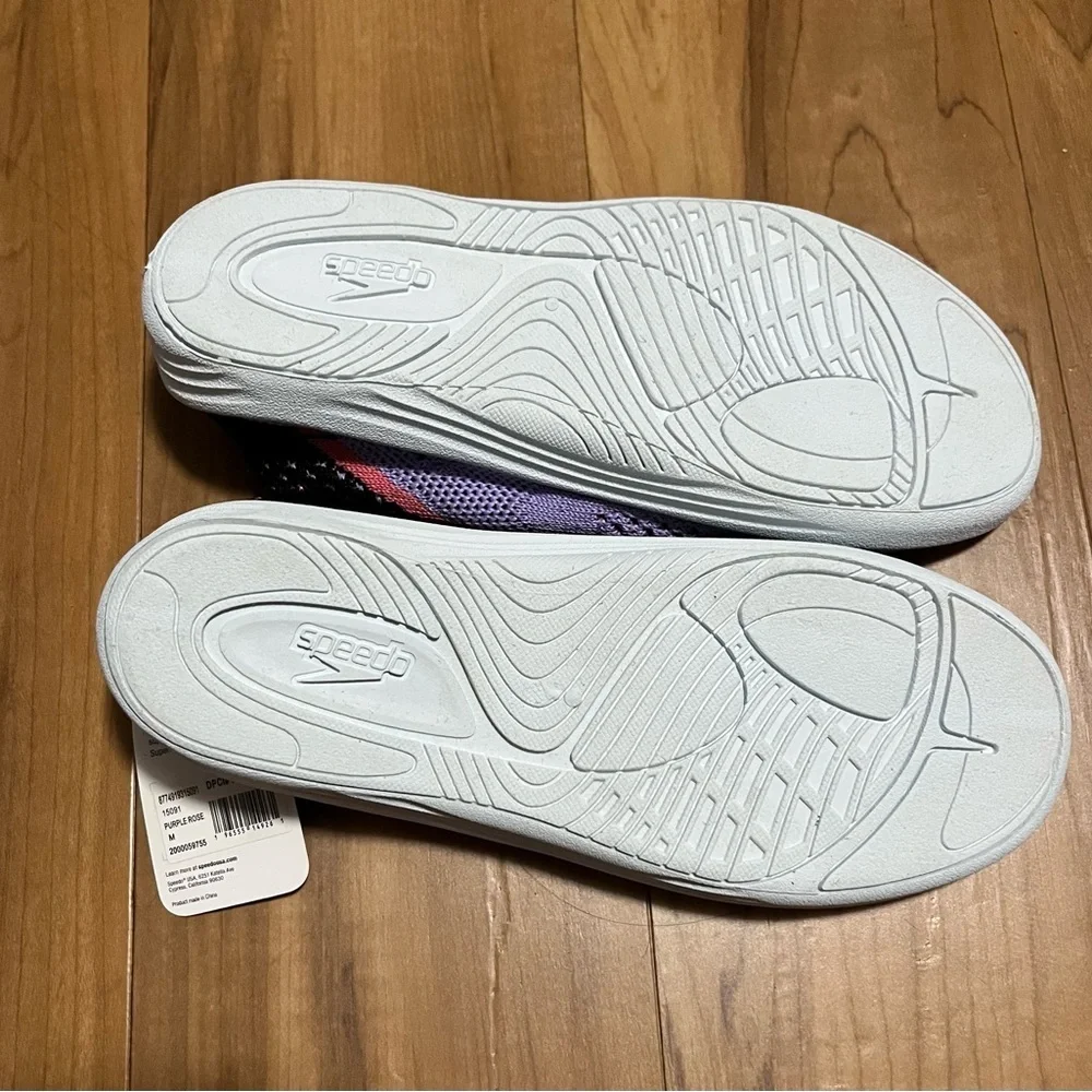 Speedo Surf Strider Water Shoes Girls Purple M 2-3 NWT